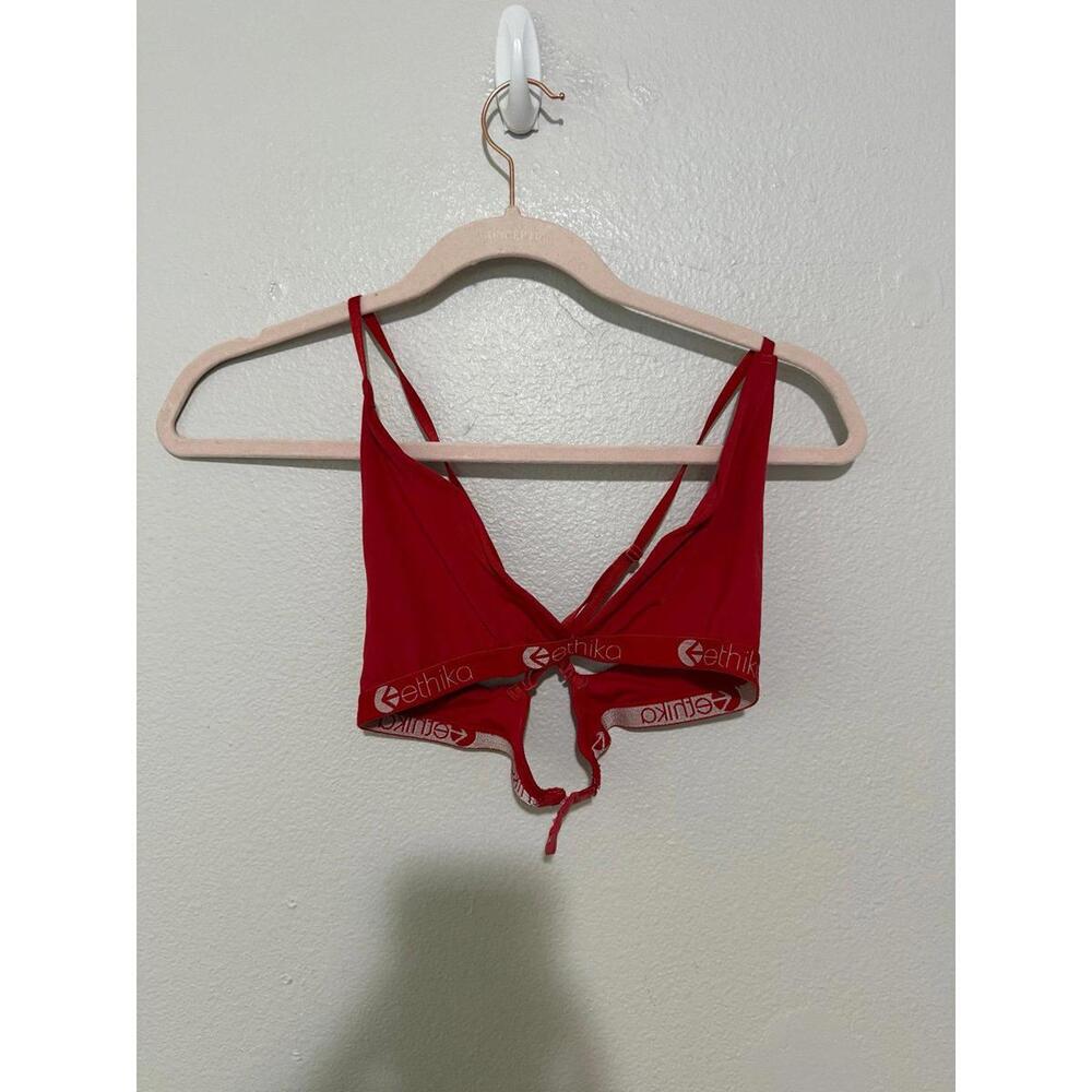 Ethika red bra size medium